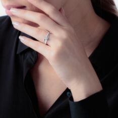 Bague Or Blanc Oxyde - Bagues Fian&ccedil;ailles Femme | Marc Orian