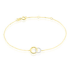 Bracelet Or Jaune Amanda Cercle Diamant