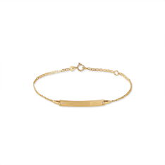 Bracelet Identite Bebe Or Jaune Eudoxia