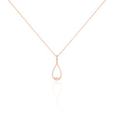 Collier Elena Or Rose Et Oxydes