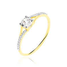 Solitaire Or Et Oxyde