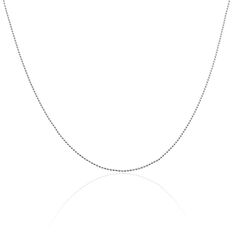Chaine Argent Maille Boule