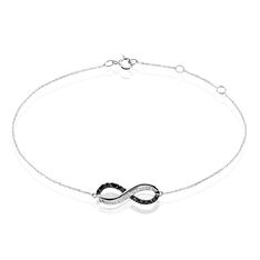 Bracelet Or Blanc Irene Et Diamant