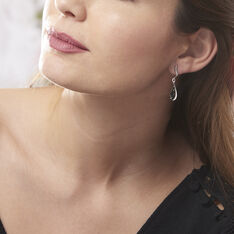 Boucles D'Oreilles Argentgoutte Ambre