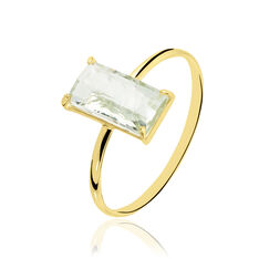 Bague Sofia Or Jaune Rectangle