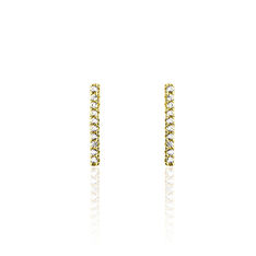 Boucles D'Oreilles Or Jaune Oxydes