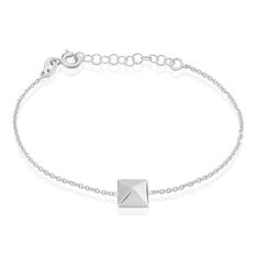 Bracelet Argent Rhodie Moorea Clou
