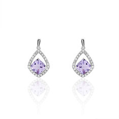 Boucles D'Oreilles Gabriella Or Blanc
