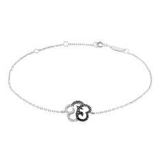 Bracelet Or Blanc Diamant