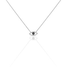 Collier Argent Rhodie Shemsi ?Il Ajoure Oxyde - Colliers Femme | Marc Orian