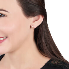 Boucles D'Oreilles Or Perle De Culture