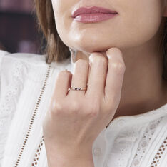 Bague Solitaire Anilie Or Rose Diamant - Bagues Solitaire Femme | Marc Orian