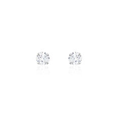 Boucles D'Oreilles Argent Puce Oxyde