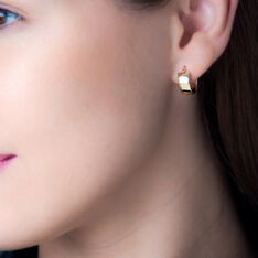 Creoles Or Jaune 6mm Diam 10mm