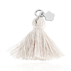 Pompon Gris Argent - Pendentifs Femme | Marc Orian