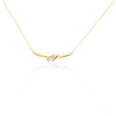 Collier Or Tricolore Et Diamants - Parure de mariage Femme | Marc Orian