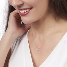 Collier Maylice Or Bicolore Trefle - Parure de mariage Femme | Marc Orian