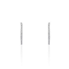 Demi Creoles Argent Karine Oxyde