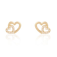 Boucles D'Oreilles Plaque Or