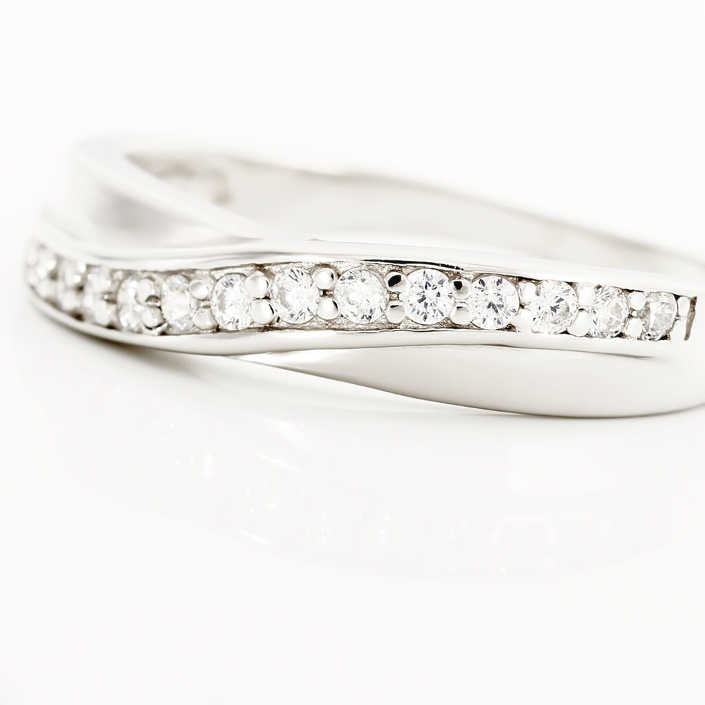 Bague Argent 2 Rangs Oxyde Fadfbzw14gn Marc Orian Bijouterie
