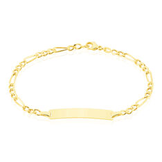 Bracelet Identite Bebe Or Jaune Evona