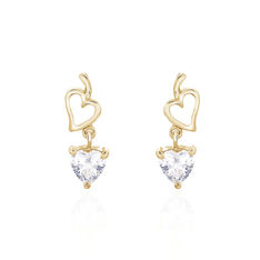 Boucles D'Oreilles Plaque Or
