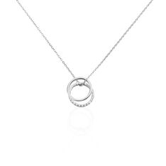 Collier Argent Rhodie Oxyde
