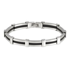 Bracelet Acier Resine - Bracelets cha&icirc;nes Homme | Marc Orian
