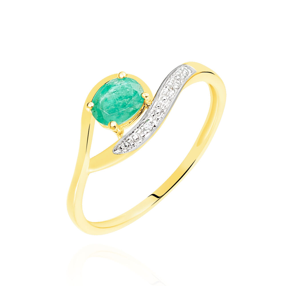 marc orian bague or blanc emeraude marc orian bague or blanc emeraude