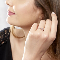 Bague Or Et Saphir