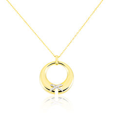 Collier Alexia Or Cercle Oxydes