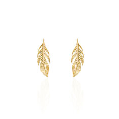 Bijoux D'Oreilles Hanae Plaque Or