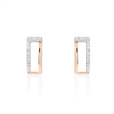 Boucles D'Oreilles Charlie Or Rose