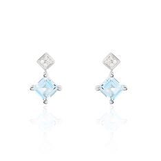 Boucles D'Oreilles Tia Or Blanc