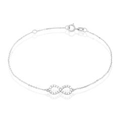 Bracelet Opus Or Blanc Infini Oxyde