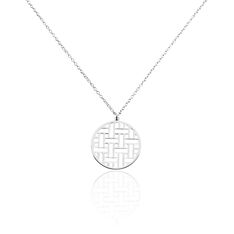 Collier Adela Argent Pastille