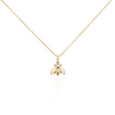 Collier Plaque Or Melyssandre Abeille