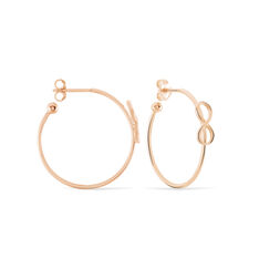 Boucles D'Oreilles Argent Rose Castilla