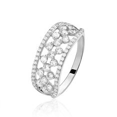 Bague Sheneeze Or Blanc Oxydes