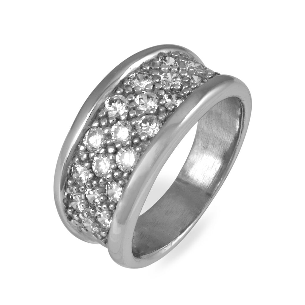 Bague Argent Rhodie Large Oxyde Fadfbzw279n Marc Orian