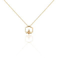 Collier Plaque Or Maryleine Hexagone - Colliers Femme | Marc Orian