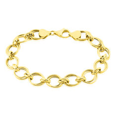 Bracelet Or Jaune Abi Maille Fantaisie