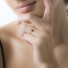 Bague Or Et Saphir