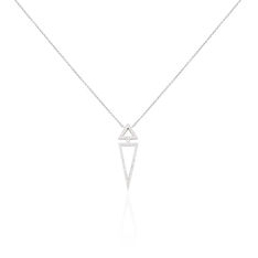 Collier Argent Rhodie Lilou Oxyde