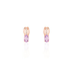 Boucles D'Oreilles Danila Or Rose