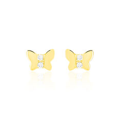 Boucles D'Oreilles Or Jaune Puces