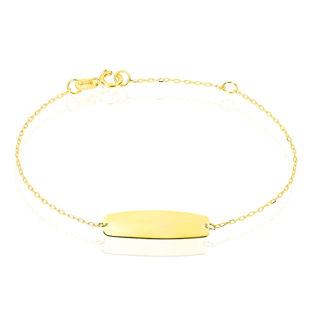 Bracelet Identite Bebe Or Jaune Anthonine - Gourmettes Enfant | Marc Orian