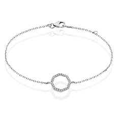 Bracelet Argent Rhodie Karine Oxyde
