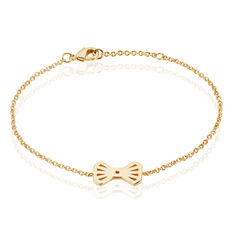 Bracelet Plaque Or Jaune Neva