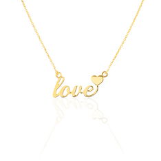 Collier Or Jaune Mona Hexagone